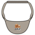 Crossbody Bag — "Doodle Life" Paw Print Doodle Illustration
