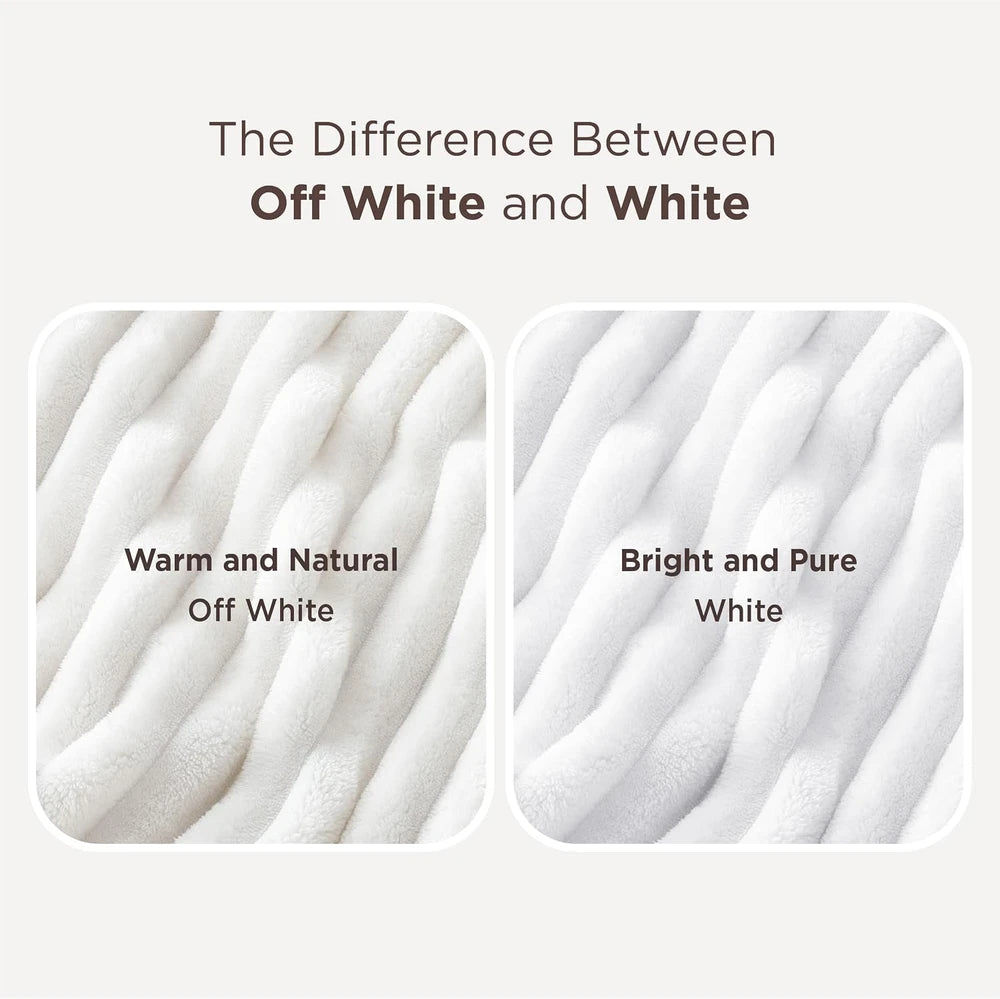 Soft Fluffy Fleece Throw Blanket
