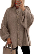 Chunky Knit Cardigan Sweater