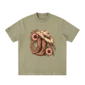Heavyweight Vintage Washed Frayed T-Shirt
