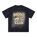 Square Patch Monkey Washed T-Shirt